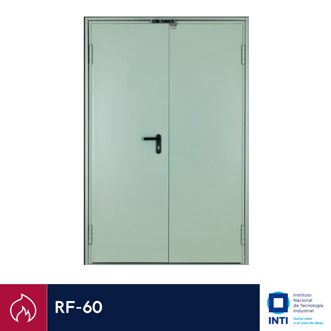 Vector Rf60 Puerta Cortafuego Doble Hoja EURO RF60 140cm – Certificada INTI - Tecnifire